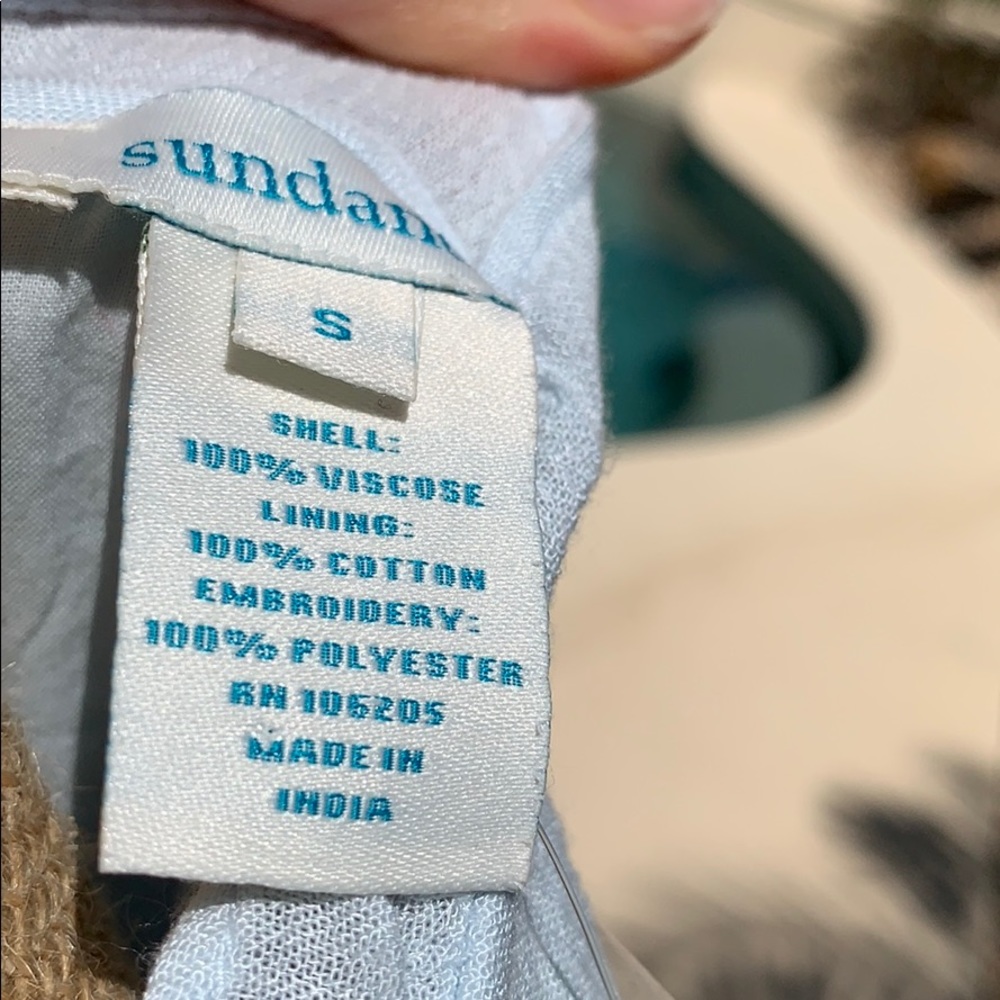 Sundance Catalog Embroidered Tunic - Picture 6 of 7